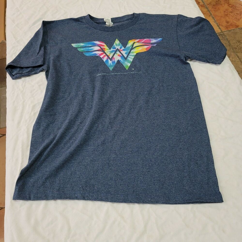 Jurassic World Wonder Woman Short Sleeve T-SHIRT Straight Hem Crew Neck X-Large